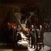 WONDERFULITEMS FIRST OPERATION UNDER ETHER 1881 MEDICINE DOCTORS DEMONSTRATION ANESTHESIA IN SURGERY BY ROBERT HINCKLEY 16" X 20" IMAGE SIZE REPRO ON MATTE PAPER. view 1