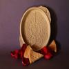 Brown Bag Rose Window Shortbread Cookie Pan view 1