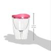 Southern Homewares Red & Pink Lids Wine Tumbler Set  16oz Insulated Double Wall Acrylic See-Through Cups, 2-Pack Wine 2Go Set view 3