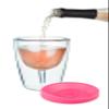 Southern Homewares Red & Pink Lids Wine Tumbler Set  16oz Insulated Double Wall Acrylic See-Through Cups, 2-Pack Wine 2Go Set view 4