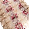 Grelucgo Burgundy Lace Table Runners Dresser Scarves (16 x 72 inch) view 3