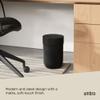Umbra Touch Trash Can, Small 1.6-Gallon Garbage Bin with Swing Lid, Waste Basket for Bathroom or Office, Black view 4
