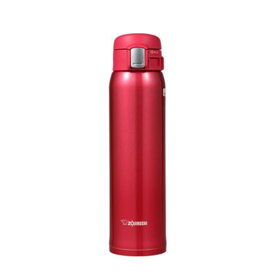 Zojirushi SM-SA60RW Stainless Steel Mug, 20-Ounce, Clear Red