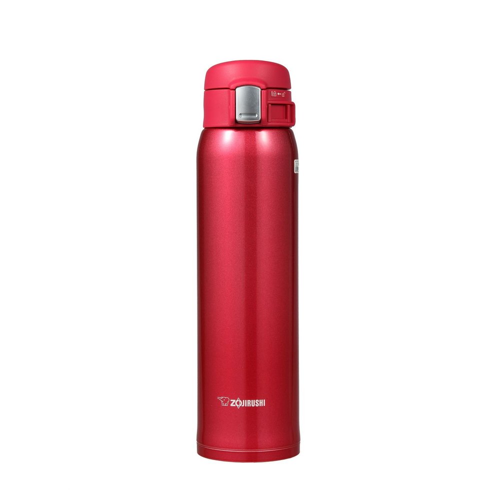Zojirushi SM-SA60RW Stainless Steel Mug, 20-Ounce, Clear Red