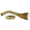 LASCO 08-2363 Shower Head with 6-Inch Shower Arm and Flange with 1/2-Inch Female Pipe Thread, Polished Brass Finish view 1