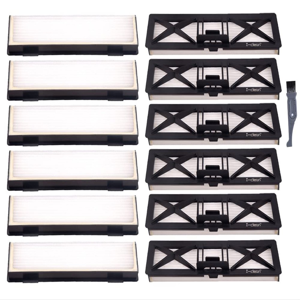 I-clean Replacement Neato Filter,Replacement Parts for All Neato Botvac,Neato Botvac D & Connected Series D7 D8 D9 D80 D5 D3 D85,With A Free Cleaning Brush