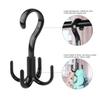 TinkSky Belt Hanger Scarf Tie Rack Holder Hook for Closet Organizer 360 Degree Rotating 3 Pack view 4