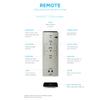 TOTO TTHU9489 Replacement Remote Control Assembly for S350E Washlet N/A view 2