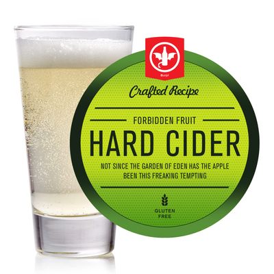 BrewDemon 2 Gal. Forbidden Fruit Hard Cider Recipe Kit - Makes a Wicked-Good 4.5% ABV Batch of Craft Brewed Hard Cider