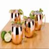 Old Dutch International, Purveyors of the ORIGINAL MOSCOW MULE MUG, Unlined Moscow Mule Mug, 16-Ounce, 100% Pure Copper, Set of 4 (OS429) view 2