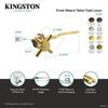 Kingston Brass KTDX2 Concord Front Mount Toilet Tank Lever, Left/Right Installation in Polished Brass view 3