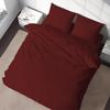 BedDecor Queen 600TC Wonderful 100% Egyptian Cotton 1PCs Duvet Cover,Burgundy view 1