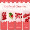 MyLifeUNIT Artificial Cherry Fruit, Artificial Fruit for Decoration, 100 PCS view 2
