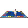 Joy Carpets Note Worthy Elementary Rug, Multi, 5'4" x 7'8" view 4