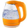OVENTE Electric Kettle, 1.5L Borosilicate Glass Countertop Water Heater and Boiler for Coffee or Tea, BPA-Free, Auto Shut-Off, Boil-Dry Protection, Removable and Washable Spout Filter, Orange KG83O view 1