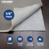 Teebaud 5' x 8' Non-Slip Rug Pad, Reversible Gripper, Non Skid Pads for Hardwood, Vinyl, Tile, Laminate Floors, Keep Area Rugs Secure, Natural Materials Safe for Indoor Flooring,  Thick view 4