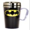 Spoontiques - Insulated Travel Mug - Batman Logo Coffee Cup - Coffee Lovers Gift - Funny Coffee Mug - 14 oz - Black view 1