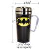 Spoontiques - Insulated Travel Mug - Batman Logo Coffee Cup - Coffee Lovers Gift - Funny Coffee Mug - 14 oz - Black view 3