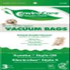 EnviroCare Replacement Allergen Vacuum bags Designed to Fit Electrolux Harmony/Oxygen Style S and Eureka Canisters Style S Canisters 3 pack view 2