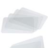CraftyCrocodile Clear Plastic Placemats Set of 4 - Vinyl Table Protector for Dining, Kitchen, Office, Painting Table, Shelves - Heat Resistant, Crystal Clear, Wipeable Place Mats - 17.5x12 view 1