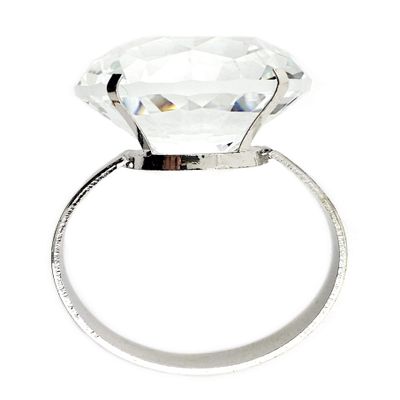 Acrylic Diamond Ring Bridal Napkin Ring Set of Six