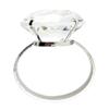 Acrylic Diamond Ring Bridal Napkin Ring Set of Six view 1