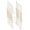 Xinlinke Lot5 6-Inch Small Invisible Plate Wire Hanger Wall Holders with Protective Rubber Cover for 5" to 7" Decorative Tray view 1