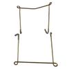 Xinlinke Lot5 6-Inch Small Invisible Plate Wire Hanger Wall Holders with Protective Rubber Cover for 5" to 7" Decorative Tray view 4