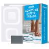 SlipX Solutions Square Adhesive Anti-Slip Safety Treads, Reliable Grip for Bathtubs, Showers, Stairs & More, Power Grip Floor Grips (21 Count, White) Design Your Own Pattern view 1