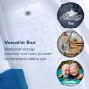 SlipX Solutions Square Adhesive Anti-Slip Safety Treads, Reliable Grip for Bathtubs, Showers, Stairs & More, Power Grip Floor Grips (21 Count, White) Design Your Own Pattern view 3
