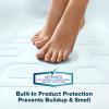 SlipX Solutions Square Adhesive Anti-Slip Safety Treads, Reliable Grip for Bathtubs, Showers, Stairs & More, Power Grip Floor Grips (21 Count, White) Design Your Own Pattern view 4