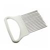 1 New Onion Holder Slicing Guide Stainless Steel Prongs Holds Slice Aid Cutting view 1