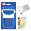 1 New Onion Holder Slicing Guide Stainless Steel Prongs Holds Slice Aid Cutting view 4