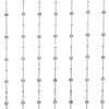 THY COLLECTIBLES Beautiful Home Decor Acrylic Beaded Curtain for Windows Doorways, Room Partition (Silver Balls) view 2