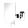 JERDON Wall Mount Makeup Mirror with 5X Magnification - 8.75 x 6.5 Rectangular Mirror Extends 14  Chrome Finish  Model JRT695C view 1
