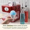 Cuisinart Snow Cone Machine, Home Shaved Ice Maker for Snow Cones, Snow Cone Maker with Reuseable Paper Cups, Makes 5 Icy Cones for Slushies, Frozen Drinks , Red, SCM-10P1 view 4