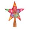 Kurt Adler Multi-Colored Crystal Star Treetop view 2