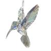 Kurt Adler T2031 3 Assorted Acrylic Iridescent Purple, Blue and Clear Hummingbird Christmas Ornaments view 2