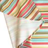 DII Summer Stripe Outdoor Tabletop Collection, Multi-use, Machine Washable, Tablecloth, 60" Round, Sunset view 4