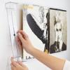 CollectorMount Album Mount 1 Pack Wall Mount Album Frame Brackets or Shelf Stand, Adjustable, Clear to display Vinyl Records view 1