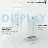 CollectorMount Album Mount 1 Pack Wall Mount Album Frame Brackets or Shelf Stand, Adjustable, Clear to display Vinyl Records view 2