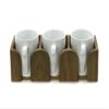 Whitecap IndustriesWhitecap 62410 Teak Three-Mug Rack view 2