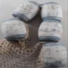 Set of 5 Wood Buoys & Fishing Net view 1