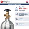 5 lb. Aluminum Co2 Tank Compressed Gas Air Cylinder view 3