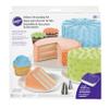 Wilton Cake Decorating Supplies Kit - Decorate Treats with Your Organized Decorating Tool Set, Disposable Pastry Bags, Stainless Steel Icing Tips and Spatula, 46-Piece view 1