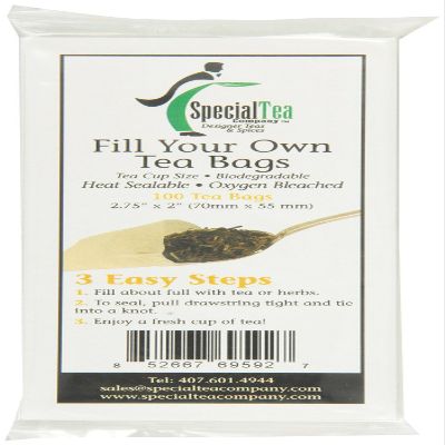 Special Tea Company 100 Count Empty Tea Bags