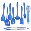 Chef Craft 9 Piece Silicone Kitchen Tool and Utensil Set, Blue view 1