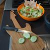 Kikkerland Bamboo Guitar Cutting Board  Kitchen Essentials for Cooking & Baking  Homesteading & Homemaking Supplies view 3