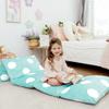Butterfly Craze Floor Pillow Case, Mattress Bed Lounger Cover, Polka Aqua, King Size - Cozy Seating Solution for Kids & Adults, Recliner Cushion, Perfect for Reading, TV Time (Pillow Not Included) view 1