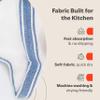 Zeppoli Classic Dish Towels - 15 Pack - 14" by 25" - 100% Cotton Kitchen Towels - Reusable Bulk Cleaning Cloths - Blue Hand Towels - Super Absorbent - Machine Washable view 4